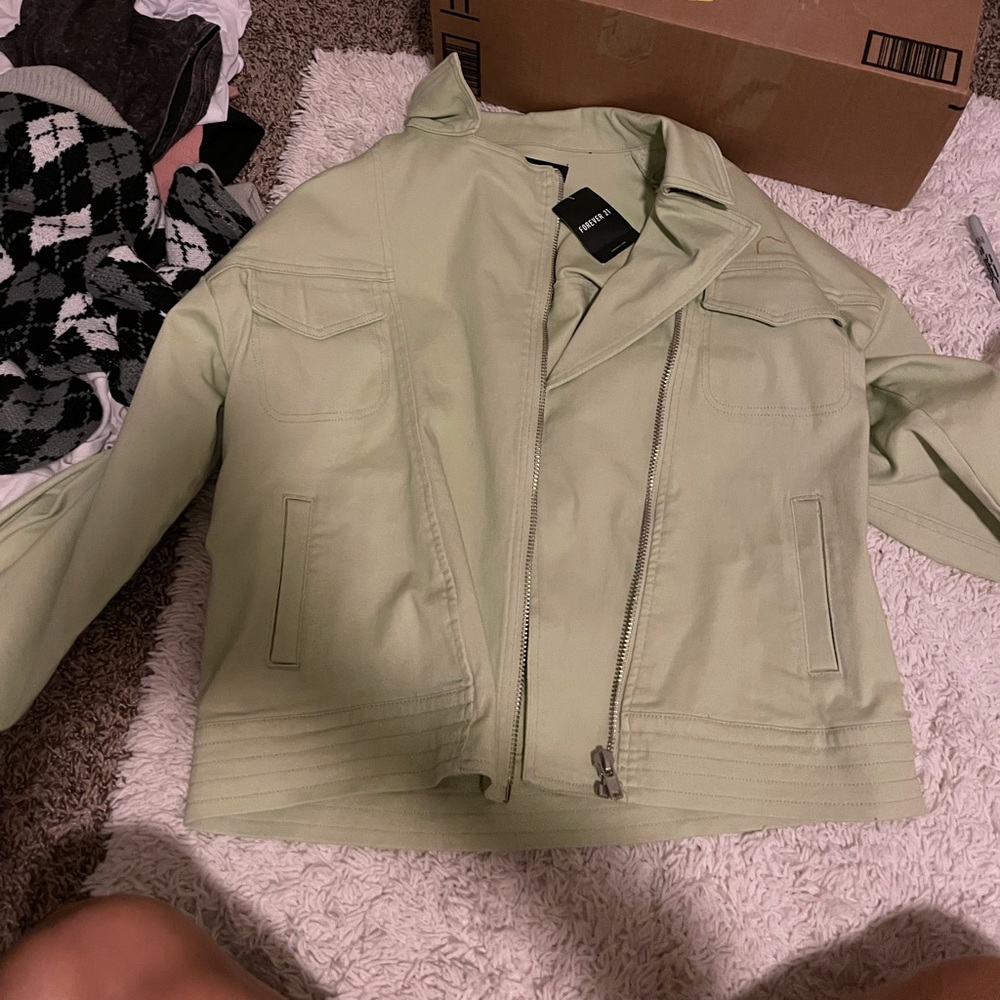 green forever 21 jacket